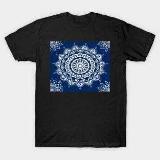 Dark Blue Mandala T-Shirt